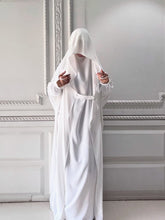 Premium Saudi Jilbab 1 Piece Full Length white
