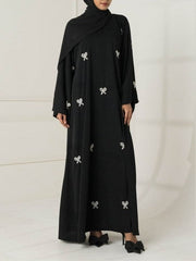 Trending HandWork Bow Abaya Premium Quality ( Limited Stock + FREE SHIPPING NOW)