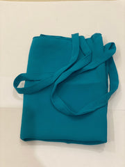 Half Tie Back Niqab Teal Blue