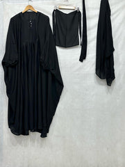 🌟 HS Abayas' 4-Piece Caftan Abaya Set (Black )  – Elegant and Versatile! 🌟 FREE SHIPPING NOW