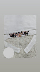 Emborided-Ready To Wear Hijab (White)