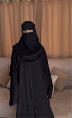 Premium Zoom Nida Handwork Bow Abaya with Free Shipping Now ( Limited Stock )