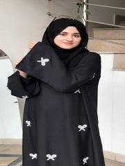 Trending HandWork Bow Abaya Premium Quality ( Limited Stock + FREE SHIPPING NOW)