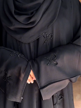 Premium Zoom Nida Handwork Bow Abaya with Free Shipping Now ( Limited Stock )