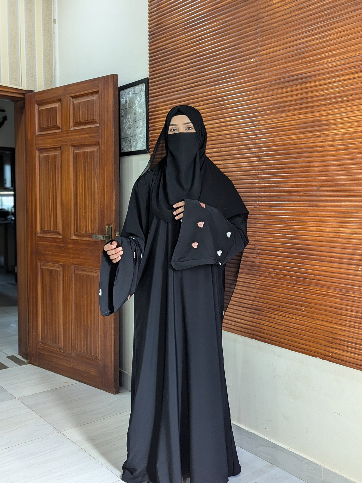 “Heart Sleeves Abaya by HS Abayas”