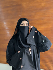 “Heart Sleeves Abaya by HS Abayas”