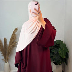 Premium Maroon Basic Abaya (Best Seller )