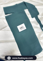 Long Saudi Niqab Green
