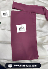 Long Saudi Niqab Dark Pink