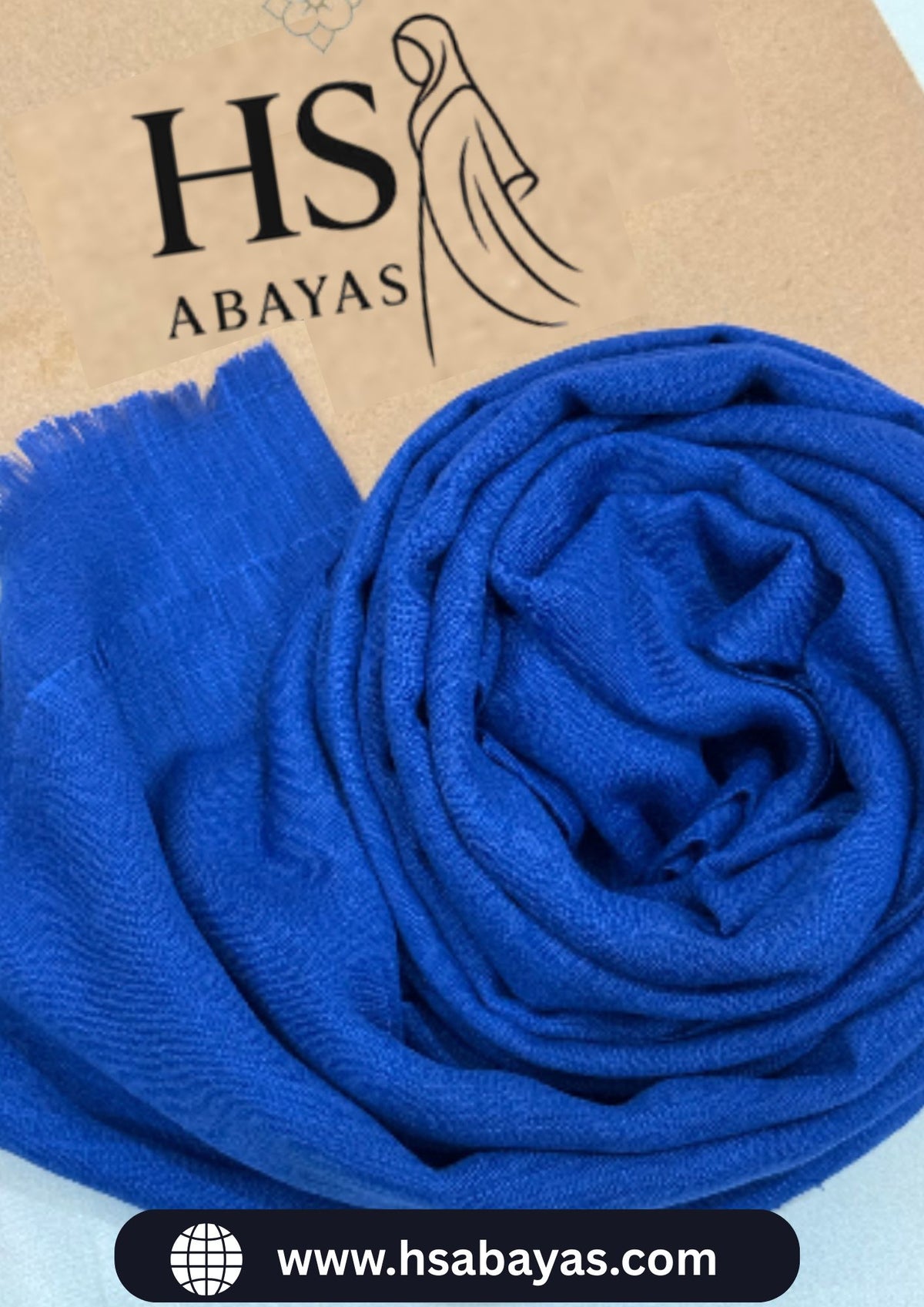 Turkish Lawn Hijab - Royal Blue
