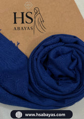 Turkish Lawn Hijab - Navy Blue