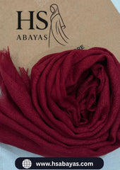 Turkish Lawn Hijab - Maroon