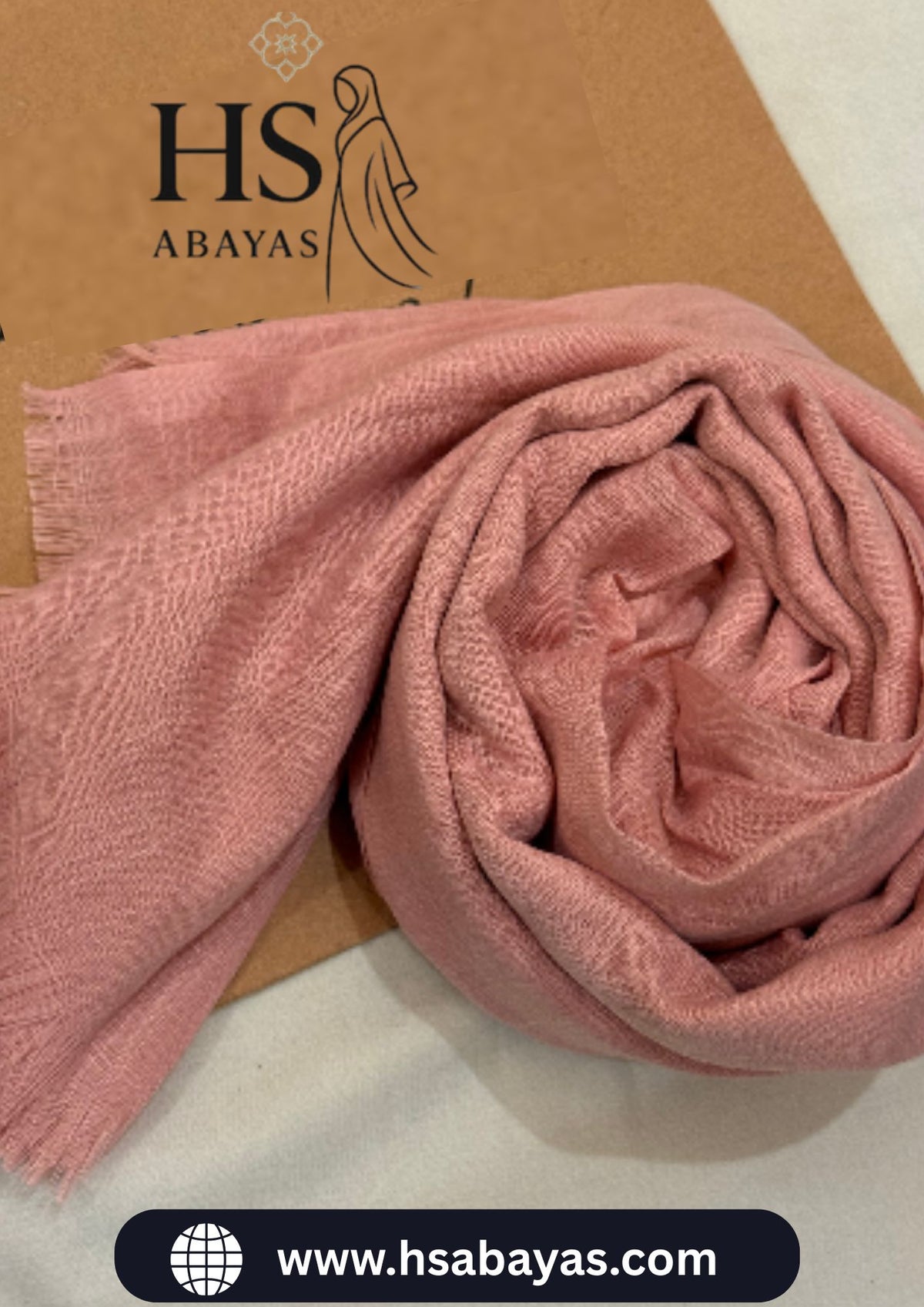 Turkish Lawn Hijab - Light Pink
