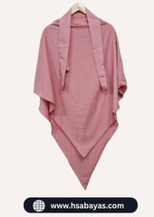 Single Layer Premium Khimar (pink)