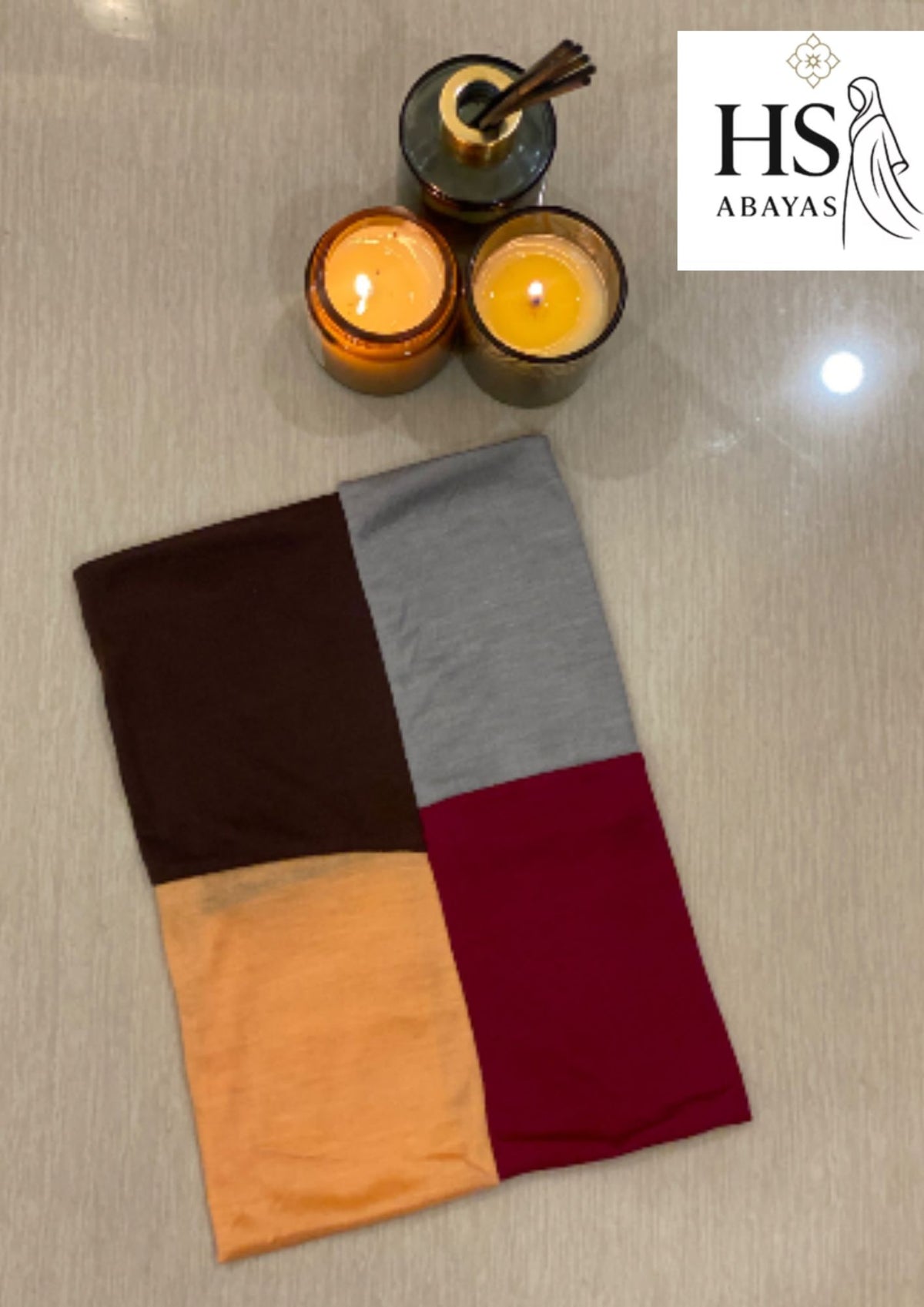 4 In 1 Colour Hijab Cap