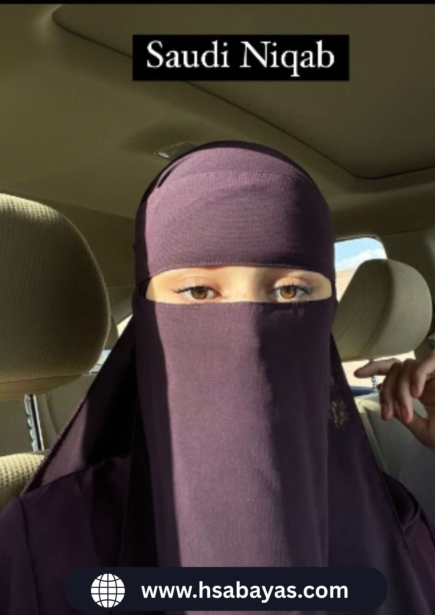 Saudi Niqabs without bukram